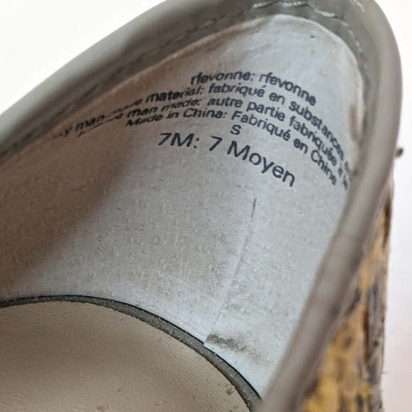 RACHEL Rachel Roy women’s patchwork peep toe heels sz 7 - Picture 9 of 10